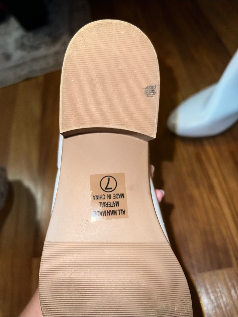 Soda White Cutout Ankle Booties - Picture 4 of 4